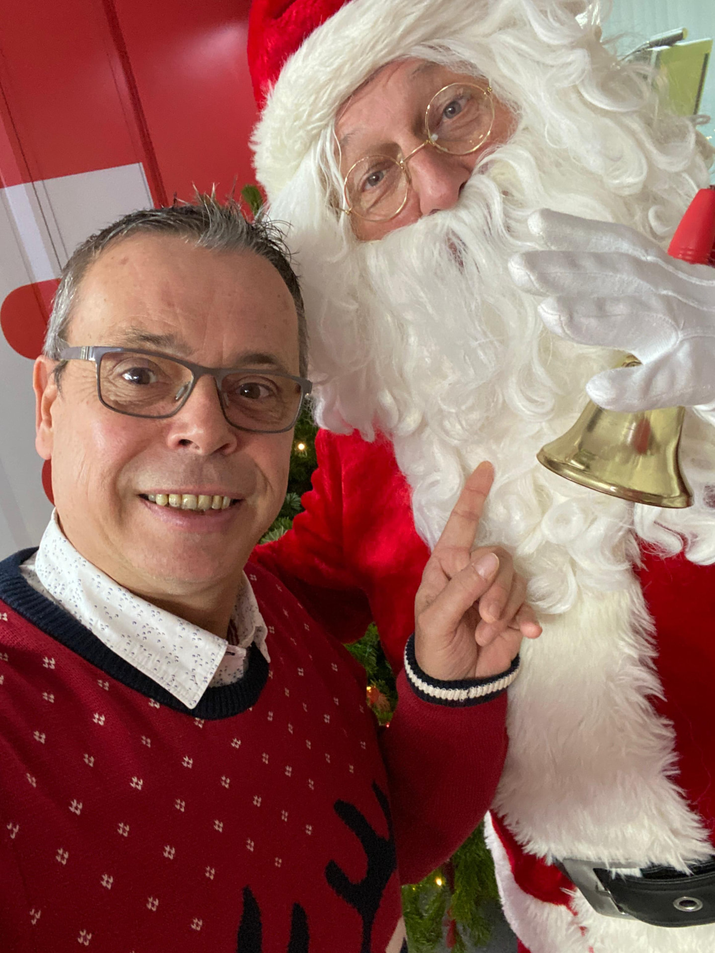 Selfie souvenir avec LE PÈRE NOËL